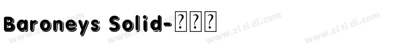 Baroneys Solid字体转换